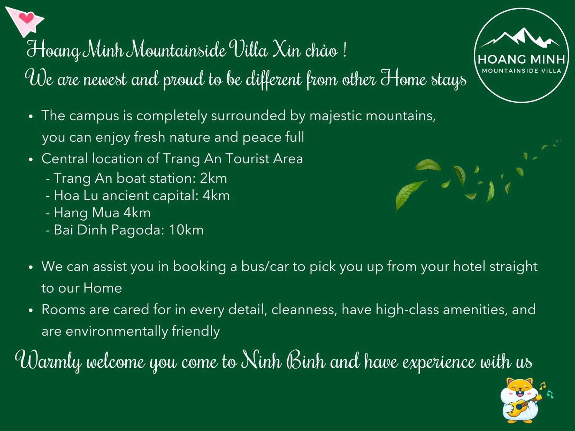 Hoang Minh Mountainside Villa Νιν Μπιν Εξωτερικό φωτογραφία